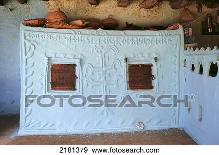 Stock Photo - Desert Village Near Jodhpur Rajasthan India. Fotosearch