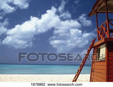 Deserted Lifeguard Tower On Brighton Beach View Large Photo Image Stock Image - Deserted Lifeguard Tower On Brighton Beach. Fotosearch