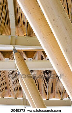 Stock Photo - Detail Image Of The Construction Of The Olympic Oval In Richmond British Columbia. Fotosearch