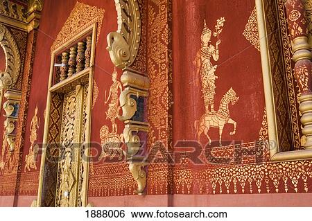 Detail Of Buddhist Temple. View Large Photo Image Stock Photograph - Detail Of Buddhist Temple.. Fotosearch