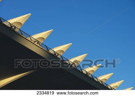Stock Photo - Detail Of El Museu De Les Ciencies Principe Felipe In Ciudad De Las Artes Y Las Ciencias (City Of Arts And Sciences); Valencia, Spain. Fotosearch
