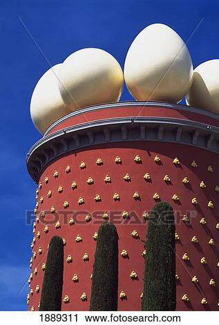 Stock Image - Detail Of Exterior Of Teatre-Museu Dali. Fotosearch