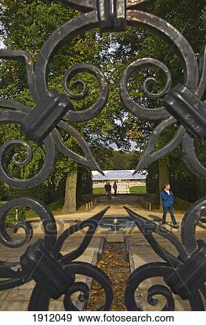 Stock Photo - Detail Of Fence In Alnwick Garden, Alnwick, Northumberland, England, Uk. Fotosearch