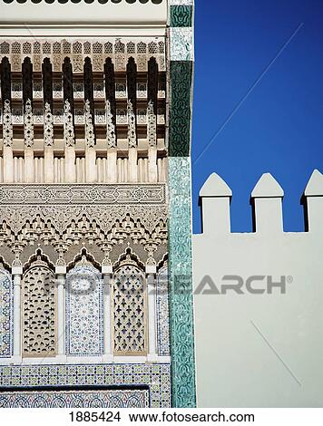 Picture - Detail Of Gate Of Royal Palace, Fes. Fotosearch