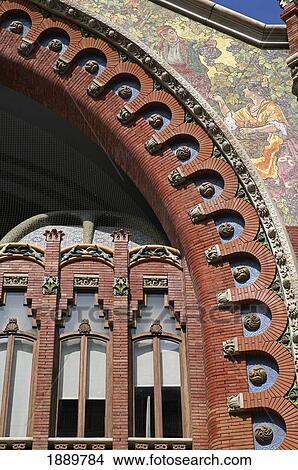 Picture - Detail Of Mercado Colon. Fotosearch