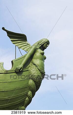 Detail of Mermaid of Rostral Column on Vasilyevsky Island; St. Petersburg, Russia View Large Photo Image Stock Photo - Detail of Mermaid of Rostral Column on Vasilyevsky Island; St. Petersburg, Russia. Fotosearch