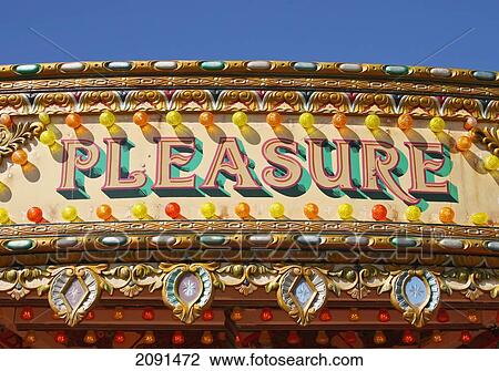 Stock Image - Detail Of Merry-Go-Round, Brighton Beach, England, Uk.. Fotosearch