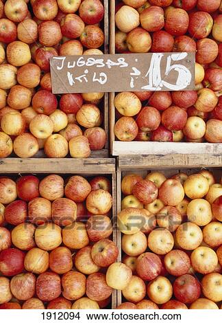 Detail Of Red / Yellow Apples At A Market, Punta Del Este, Uruguay View Large Photo Image Picture - Detail Of Red / Yellow Apples At A Market, Punta Del Este, Uruguay. Fotosearch