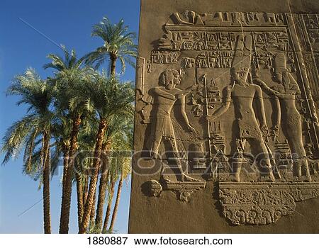Detail Of Relief With Pharaohs And Hierolgyphics View Large Photo Image Stock Photo - Detail Of Relief With Pharaohs And Hierolgyphics. Fotosearch