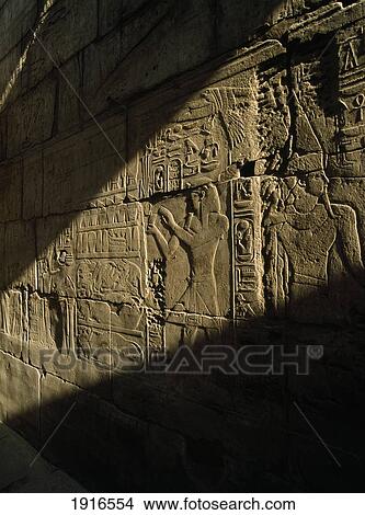 Detail Of Reliefs And Hieroglyphs View Large Photo Image Picture - Detail Of Reliefs And Hieroglyphs. Fotosearch
