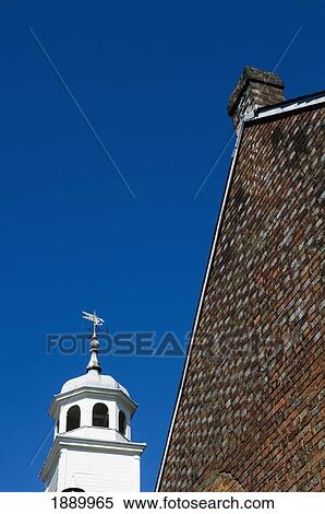 Stock Photography - Detail Of Roof And Spire Of Church Of King Charles The Martyr.. Fotosearch