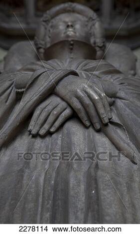 Picture - Detail of statue in the the Victoria and Albert Museum; London, England. Fotosearch