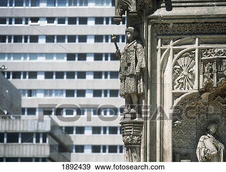 Stock Photo - Detail Of Statue Of Christopher Columbus. Fotosearch