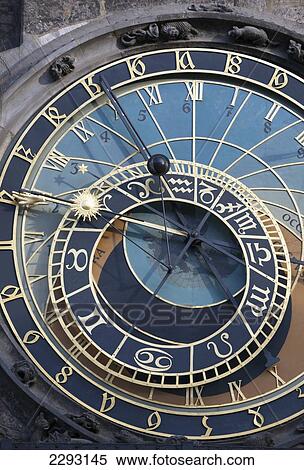 Detail of the Astronomical Clock, Prague Town Hall, Czech Republic, Europe View Large Photo Image Stock Photography - Detail of the Astronomical Clock, Prague Town Hall, Czech Republic, Europe. Fotosearch