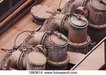 Picture - Detail Of The Blast Furnace Group Of Volklinger Hutte (Volklingen Ironworks), Volklingen, Germany. Fotosearch