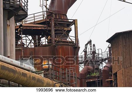 Detail of the blast furnace group of V÷lklinger H? tte (V÷lklingen Ironworks), V÷lklingen, Germany View Large Photo Image Stock Photograph - Detail of the blast furnace group of V÷lklinger H? tte (V÷lklingen Ironworks), V÷lklingen, Germany. Fotosearch