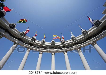 Detail Of The Monument Depicting The Meeting Between Simon Bolivar And Jose De San Martin, Guayaquil, Guayas, Ecuador View Large Photo Image Picture - Detail Of The Monument Depicting The Meeting Between Simon Bolivar And Jose De San Martin, Guayaquil, Guayas, Ecuador. Fotosearch