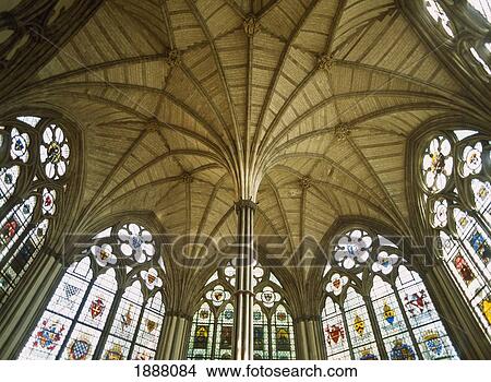 Detail Of The Roof And Windows Of Chapter House Of Westminster Abbey View Large Photo Image Picture - Detail Of The Roof And Windows Of Chapter House Of Westminster Abbey. Fotosearch