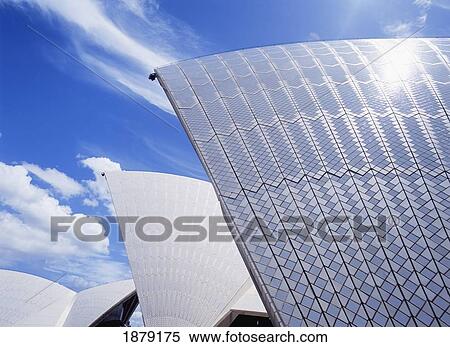 Stock Photography - Detail Of The Roof Of The Sydney Opera House. Fotosearch