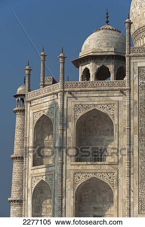 Detail of the Taj Mahal; Agra, India View Large Photo Image Stock Photography - Detail of the Taj Mahal; Agra, India. Fotosearch