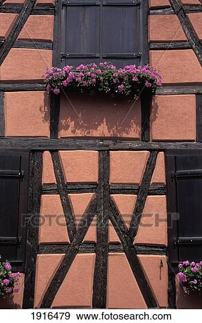 Stock Photo - Detail Of Timber-Framed House. Fotosearch