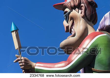 Detail Of Winning Falla On Display In Plaza Del Ayuntamiento; Valencia, Spain View Large Photo Image Stock Photo - Detail Of Winning Falla On Display In Plaza Del Ayuntamiento; Valencia, Spain. Fotosearch