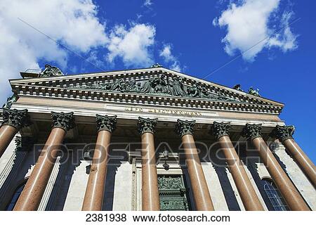 Stock Photo - Detail view of St. Isaac's Cathedral; St. Petersburg, Russia. Fotosearch