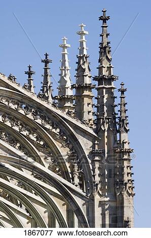 Detailed Gothic Arches Of St. Barbara Church (St. Barbara Cathedral); Kutna Hora, Czech Republic View Large Photo Image Stock Photo - Detailed Gothic Arches Of St. Barbara Church (St. Barbara Cathedral); Kutna Hora, Czech Republic. Fotosearch