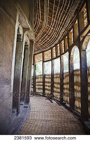 Stock Image - Details from monastery on island in Lake Tana, close to Bahir Dar; Ethiopia. Fotosearch