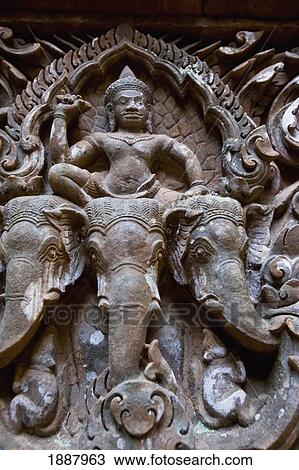 Details Of Carvings In The Ruins Of Wat Phu. View Large Photo Image Stock Image - Details Of Carvings In The Ruins Of Wat Phu.. Fotosearch