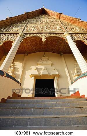 Details Of Wat That Luang Tai. View Large Photo Image Stock Image - Details Of Wat That Luang Tai.. Fotosearch