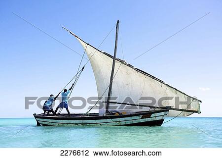 Dhow on the Indian Ocean; Mozambique View Large Photo Image Stock Image - Dhow on the Indian Ocean; Mozambique. Fotosearch