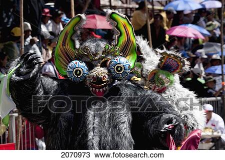 Diablada Dancer Wearing An Elaborate Devil Mask And Costume In The Procession Of The Carnaval De Oruro, Oruro, Bolivia View Large Photo Image Stock Image - Diablada Dancer Wearing An Elaborate Devil Mask And Costume In The Procession Of The Carnaval De Oruro, Oruro, Bolivia. Fotosearch
