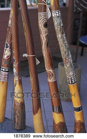 Didgeridoos For Sale, Close Up View Large Photo Image Stock Photo - Didgeridoos For Sale, Close Up. Fotosearch