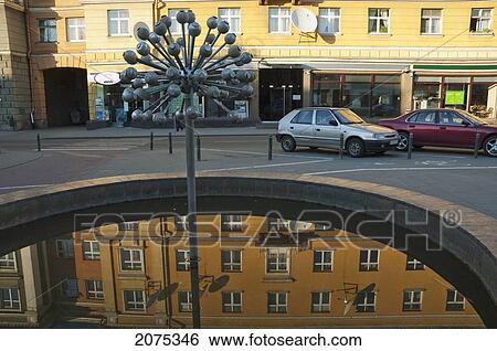 Stock Photograph - Didziojiji Street, Vilnius, Lithuania. Fotosearch
