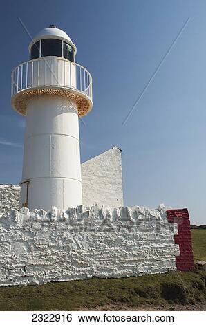 Stock Photograph - Dingle Bay Lighthouse; Dingle, County Kerry, Ireland, UK. Fotosearch