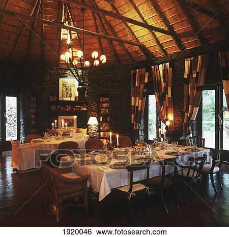 Stock Photograph - Dining Room. Fotosearch