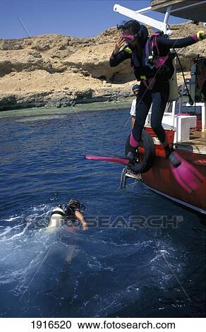 Stock Image - Diving In The Red Sea. Fotosearch