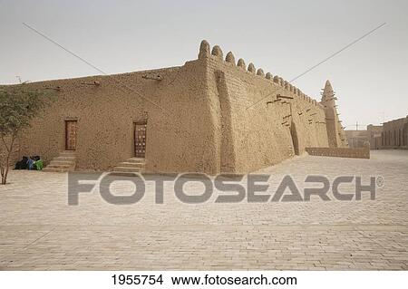 Picture - Djingareyber Mosque, Timbuktu, Mali. Fotosearch