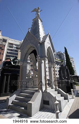 Stock Photograph - Doctor Del Carril mausoleum at the Cementerio de la Recoleta, Buenos Aires, Capital Federal, Argentina. Fotosearch