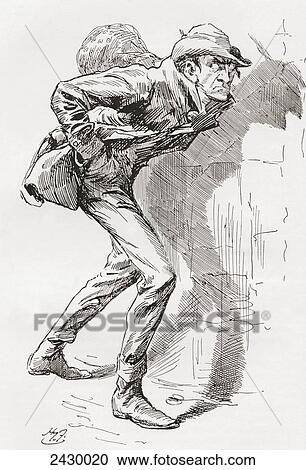 Dolge Orlick. Illustration by Harry Furniss for the Charles Dickens novel Great Expectations, from The Testimonial Edition published 1910. View Large Photo Image Stock Image - Dolge Orlick. Illustration by Harry Furniss for the Charles Dickens novel Great Expectations, from The Testimonial Edition published 1910.. Fotosearch