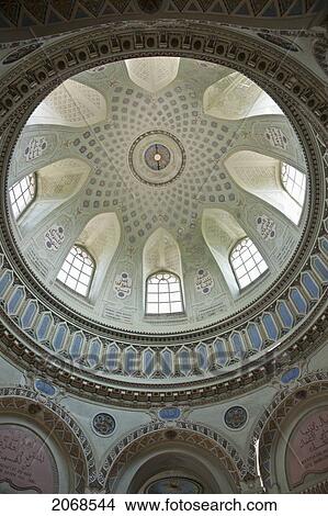 Dome Ceiling Of The Mosque In Schwetzingen Castle Garden; Schwetzingen Baden-Wurttemberg Germany View Large Photo Image Picture - Dome Ceiling Of The Mosque In Schwetzingen Castle Garden; Schwetzingen Baden-Wurttemberg Germany. Fotosearch
