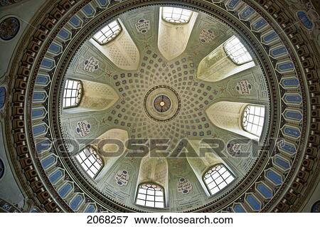 Dome Ceiling Of The Mosque In Schwetzingen Castle Gardens; Schwetzingen Baden-Wurtenburg Germany View Large Photo Image Stock Photo - Dome Ceiling Of The Mosque In Schwetzingen Castle Gardens; Schwetzingen Baden-Wurtenburg Germany. Fotosearch