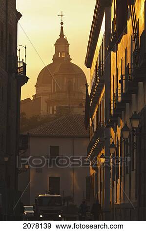 Dome Of Colegiata De San Isidro El Real Seen From Calle Del Sacramento; Madrid Spain View Large Photo Image Stock Photo - Dome Of Colegiata De San Isidro El Real Seen From Calle Del Sacramento; Madrid Spain. Fotosearch