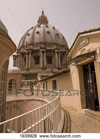 Dome Of Saint Peter's Basillica; Vatican, Rome, Italy View Large Photo Image Stock Photo - Dome Of Saint Peter's Basillica; Vatican, Rome, Italy. Fotosearch