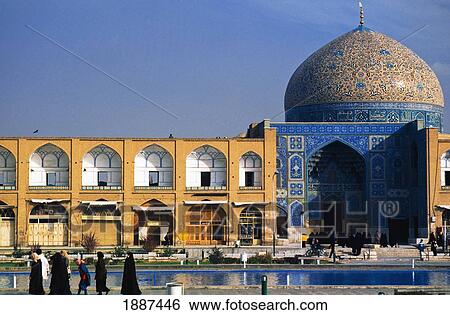 Stock Photograph - Dome Of Sheikh Lotfollah Mosque. Fotosearch