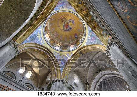 Dome Of The Katholikon, Church Of The Holy Sepulchre, Jerusalem, Israel; Ceiling Christian Church View Large Photo Image Stock Image - Dome Of The Katholikon, Church Of The Holy Sepulchre, Jerusalem, Israel; Ceiling Christian Church. Fotosearch