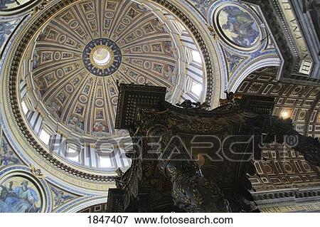 Dome Roof Of Church Interior; Rome, Italy View Large Photo Image Stock Photo - Dome Roof Of Church Interior; Rome, Italy. Fotosearch