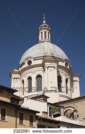 Domed church tower with deep blue sky; Ferrara, Emilia-Romagna, Italy View Large Photo Image Stock Image - Domed church tower with deep blue sky; Ferrara, Emilia-Romagna, Italy. Fotosearch