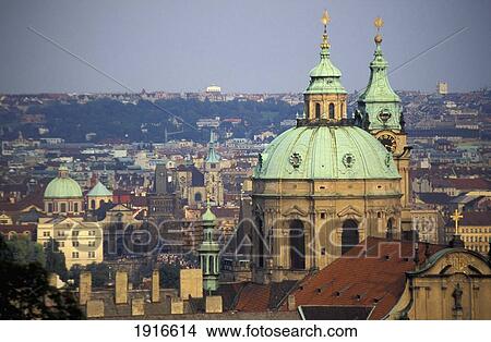 Picture - Domes And Chruches Of Old Town. Fotosearch